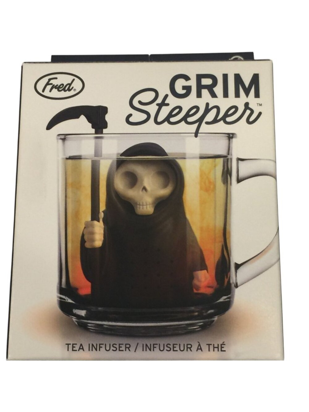 FRED Grim Steeper Tea Infuser Character Black